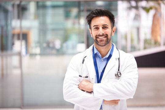 Healthcare professional in a clinical setting